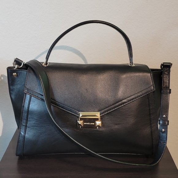 Michael Kors Handbags - Michael Kors Whitney Large Leather Satchel